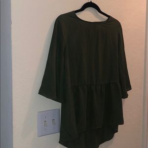 Green blouse